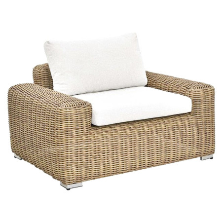 Poltrona da giardino Home ESPRIT Beige Marrone Chiaro 111 x 87 x 63 cm