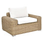 Poltrona da giardino Home ESPRIT Beige Marrone Chiaro 111 x 87 x 63 cm