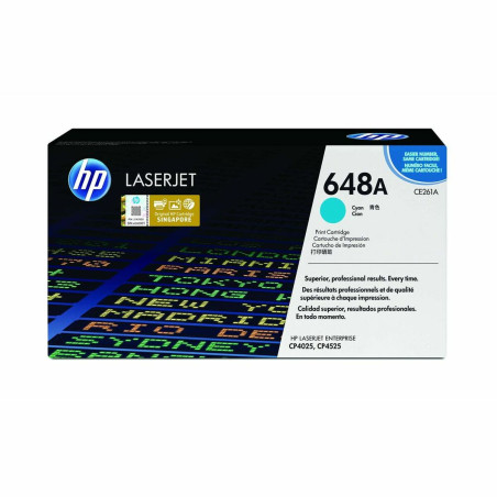 Tóner HP 648A Cian
