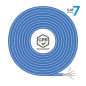 FTP Category 7 Rigid Network Cable Aisens AWG23 Blue 500 m