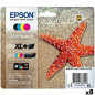 Cartucho de Tinta Original Epson Negro/Cian/Magenta/Amarillo (8 Unidades)