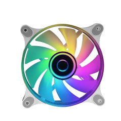 Mars Gaming MF3DW sistema di raffreddamento per computer Case per computer Ventilatore 12 cm Bianco 1 pz