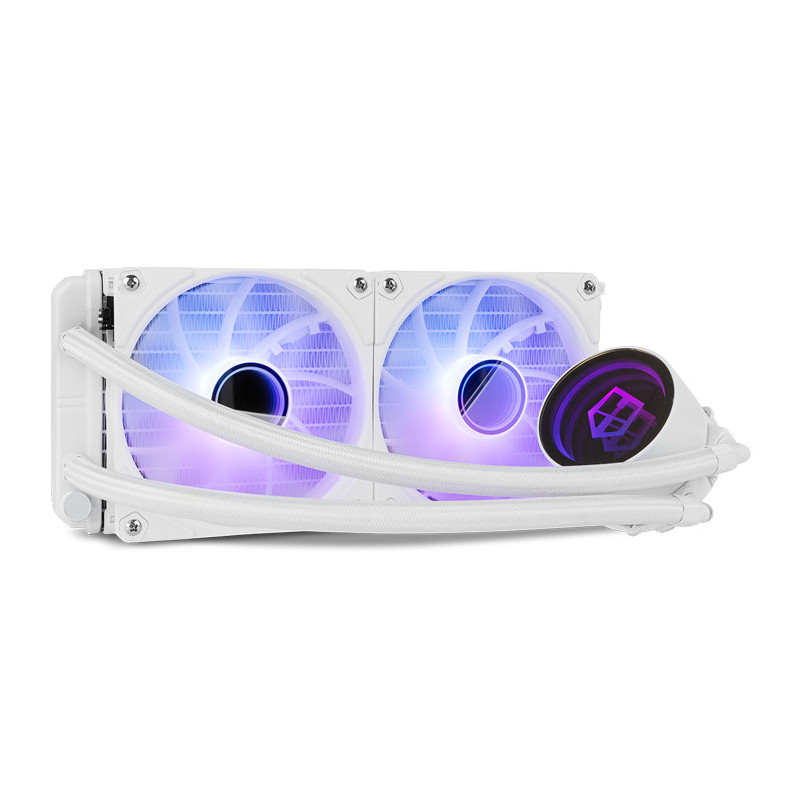 Refrigeracion liquida nox hummer m - 240 kit rl argb blanco