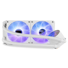 NOX Hummer M-240 ARGB Processore Raffreddatore di liquidi tutto in uno 12 cm Bianco