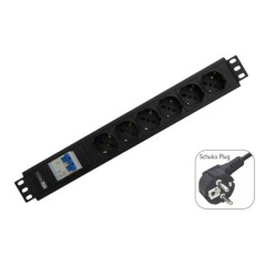WP WPN-PDU-G02-12 prolunghe e multiple 2 m 12 presa(e) AC Nero