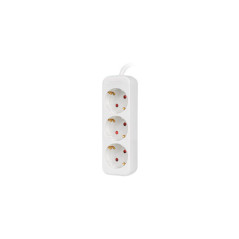 Lanberg PS0-03F-0150-W prolunghe e multiple 1,5 m 3 presa(e) AC Interno Bianco