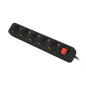 Lanberg PS1-05F-0150-BK prolunghe e multiple 1,5 m 5 presa(e) AC Interno Nero Lanberg PS1-05F-0150-BK prolunghe e multiple 1,5 m 5 presa(e) AC Interno Nero