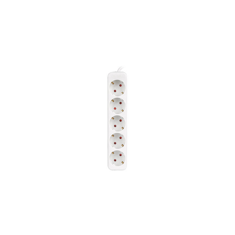 Lanberg PS0-05F-0150-W prolunghe e multiple 1,5 m 5 presa(e) AC Interno Bianco Lanberg PS0-05F-0150-W prolunghe e multiple 1,5 m 5 presa(e) AC Interno Bianco