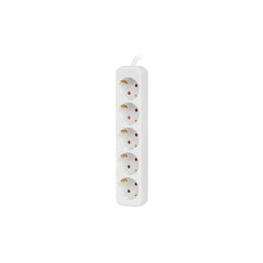 Lanberg PS0-05F-0150-W prolunghe e multiple 1,5 m 5 presa(e) AC Interno Bianco