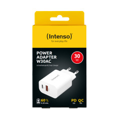 Intenso POWER ADAPTER USB-A/USB-C/7803012 Universale Bianco AC Ricarica rapida Interno