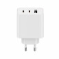 Cargador xiaomi 2c1a gan 67w trio - 2 x usb c 1 x usb a - con cable - color blanco