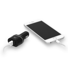 Ewent EW1202 Caricabatterie per dispositivi mobili Universale Nero Accendisigari Auto