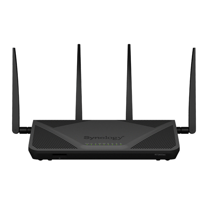 Synology RT2600AC router wireless Gigabit Ethernet Dual-band (2.4 GHz/5 GHz) Nero