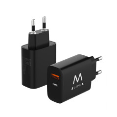 Ewent EW1319 Caricabatterie per dispositivi mobili Universale Nero AC Ricarica rapida Interno