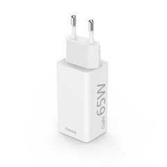Hama 00201643 Caricabatterie per dispositivi mobili Auricolare, Computer portatile, Power bank, Smartphone, Tablet Bianco AC