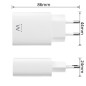 Ewent EW1320 Caricabatterie per dispositivi mobili Smartphone, Universale Bianco AC Interno