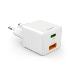 Hama 00201992 Caricabatterie per dispositivi mobili Smartphone Bianco AC Ricarica rapida Interno, Esterno