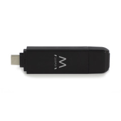 Ewent EW1075 lettore di schede USB 3.2 Gen 1 (3.1 Gen 1) Type-A Type-C Nero