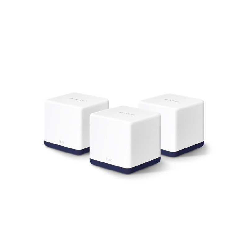 Mercusys Halo H50G (3-pack) Dual-band (2.4 GHz/5 GHz) Wi-Fi 5 (802.11ac) Bianco Interno Mercusys Halo H50G (3-pack) Dual-band (2.4 GHz/5 GHz) Wi-Fi 5 (802.11ac) Bianco Interno
