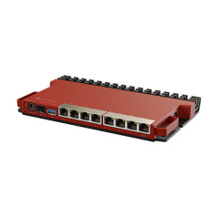 Mikrotik L009UiGS-RM router cablato 2.5 Gigabit Ethernet, Gigabit Ethernet Rosso