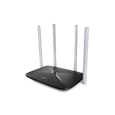 Mercusys AC12 router wireless Fast Ethernet Dual-band (2.4 GHz/5 GHz) Nero