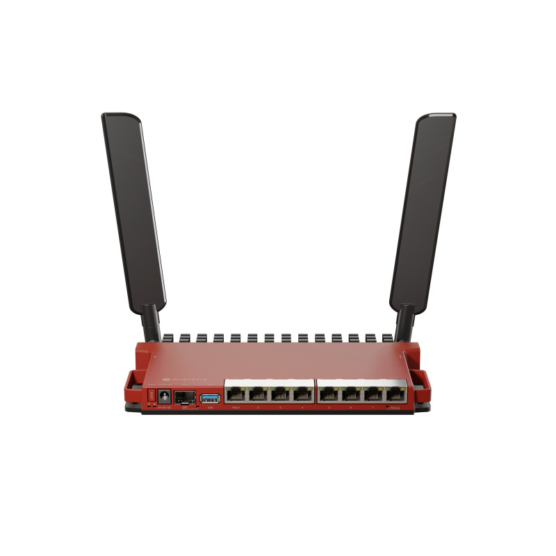 Mikrotik L009UiGS-2HaxD-IN router wireless Gigabit Ethernet Banda singola (2.4 GHz) Rosso Mikrotik L009UiGS-2HaxD-IN router wireless Gigabit Ethernet Banda singola (2.4 GHz) Rosso