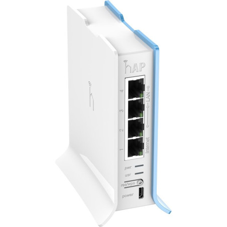 Mikrotik RB941-2ND-TC punto accesso WLAN 300 Mbit/s Blu, Bianco