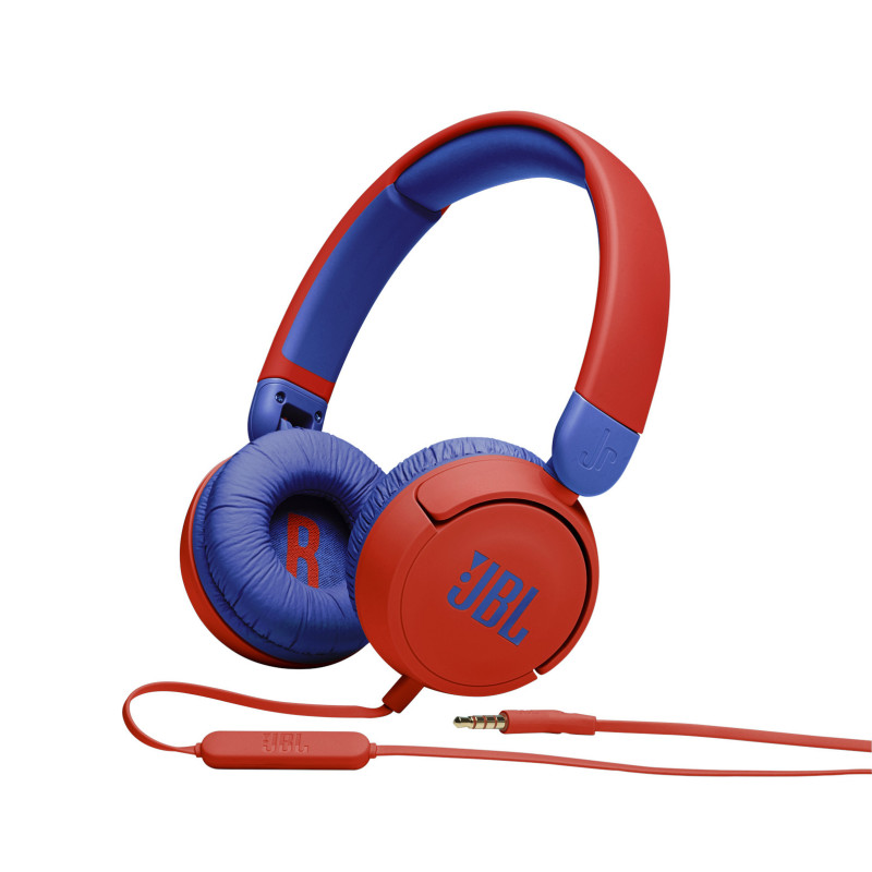 JBL JR310 Auricolare Cablato A Padiglione MUSICA Rosso JBL JR310 Auricolare Cablato A Padiglione MUSICA Rosso