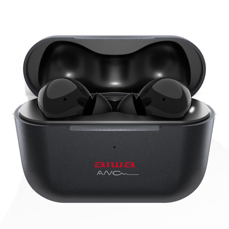 Aiwa EBTW-888ANC/BK cuffia e auricolare True Wireless Stereo (TWS) In-ear Musica e Chiamate Bluetooth Nero Aiwa EBTW-888ANC/BK cuffia e auricolare True Wireless Stereo (TWS) In-ear Musica e Chiamate Bluetooth Nero