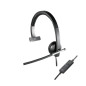 Logitech 981-000514 cuffia e auricolare Cablato A Padiglione Ufficio USB tipo A Nero, Argento Logitech 981-000514 cuffia e auricolare Cablato A Padiglione Ufficio USB tipo A Nero, Argento