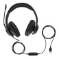 Targus AEH102GL cuffia e auricolare Cablato A Padiglione Musica e Chiamate USB tipo A Nero