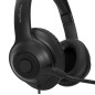 Targus AEH102GL cuffia e auricolare Cablato A Padiglione Musica e Chiamate USB tipo A Nero