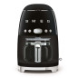 Smeg Macchina da Caffè Filtro 50's Style – Nero LUCIDO – DCF02BLEU
