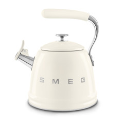 Smeg Bollitore con fischio 50's Style - Panna LUCIDO - WKF01CR