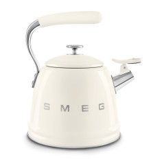 Smeg Bollitore con fischio 50's Style - Panna LUCIDO - WKF01CR