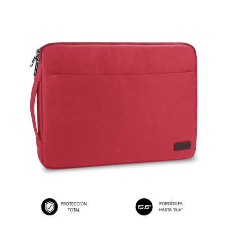 SUBBLIM SUB-LS-0PS0103 borsa per laptop 39,6 cm (15.6") Custodia a tasca Rosso