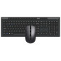 Rapoo 8210M tastiera Mouse incluso Universale Bluetooth QWERTY Nero Rapoo 8210M tastiera Mouse incluso Universale Bluetooth QWERTY Nero