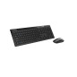 Rapoo 8210M tastiera Mouse incluso Universale Bluetooth QWERTY Nero Rapoo 8210M tastiera Mouse incluso Universale Bluetooth QWERTY Nero