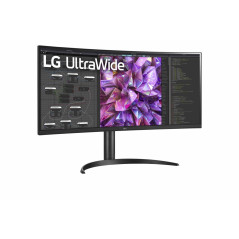 LG 34WQ75C-B Monitor PC 86,4 cm (34") 3440 x 1440 Pixel Quad HD LCD Nero