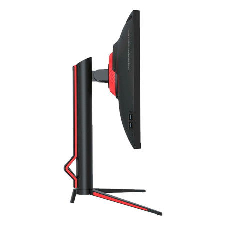 KeepOut XGM34UW LED display 86,4 cm (34") 3440 x 1440 Pixel UltraWide Quad HD Nero, Rosso