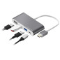 SilverHT 112001140199 hub di interfaccia USB 3.2 Gen 1 (3.1 Gen 1) Type-C Grigio SilverHT 112001140199 hub di interfaccia USB 3.2 Gen 1 (3.1 Gen 1) Type-C Grigio