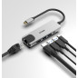 D-Link DUB-M520 replicatore di porte e docking station per laptop Cablato Thunderbolt 3 Alluminio