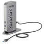 StarTech.com USB-C USB-A Dock - Docking station USB C dual monitor DisplayPort e HDMI 4K 60Hz con Ethernet - Adattatore StarTech.com USB-C USB-A Dock - Docking station USB C dual monitor DisplayPort e HDMI 4K 60Hz con Ethernet - Adattatore
