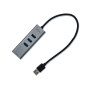 i-tec Metal U3METALG3HUB hub di interfaccia USB 3.2 Gen 1 (3.1 Gen 1) Type-A 5000 Mbit/s Grigio i-tec Metal U3METALG3HUB hub di interfaccia USB 3.2 Gen 1 (3.1 Gen 1) Type-A 5000 Mbit/s Grigio