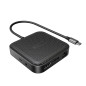 HYPER HD583-GL replicatore di porte e docking station per laptop USB 3.2 Gen 1 (3.1 Gen 1) Type-C Nero