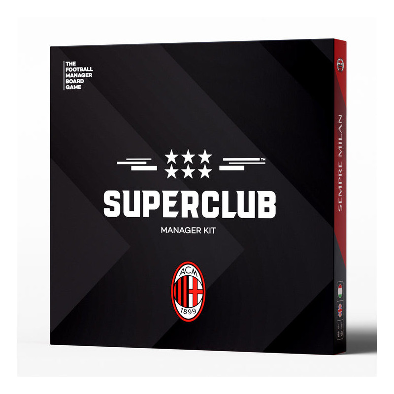 Superclub SCACMMK22 gioco da tavolo Superclub AC Milan Espansione del gioco da tavolo Strategia Superclub SCACMMK22 gioco da tavolo Superclub AC Milan Espansione del gioco da tavolo Strategia