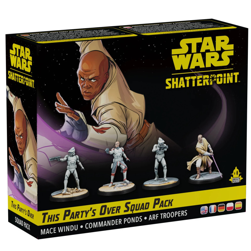 Atomic Mass Games Star Wars: Shatterpoint - This Party's Over: Mace Windu Squad Pack Numero Atomic Mass Games Star Wars: Shatterpoint - This Party's Over: Mace Windu Squad Pack Numero