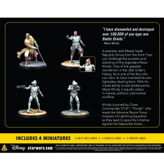 Atomic Mass Games Star Wars: Shatterpoint - This Party's Over: Mace Windu Squad Pack Numero