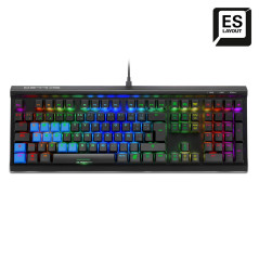 Sharkoon SKILLER SGK60 tastiera Gaming USB QWERTY Spagnolo Nero