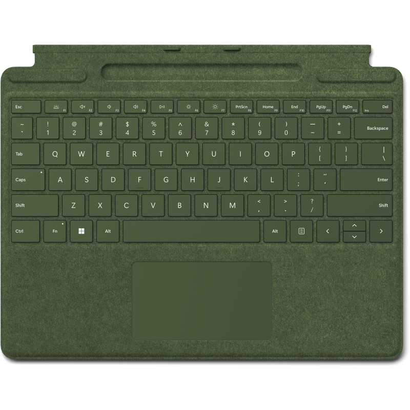 Microsoft Surface Pro Keyboard QWERTY Spagnolo Microsoft Cover port Verde Microsoft Surface Pro Keyboard QWERTY Spagnolo Microsoft Cover port Verde